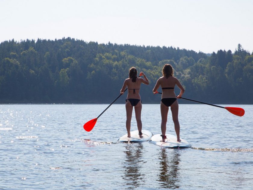 Balade en paddle sur le Lac de Lavalette