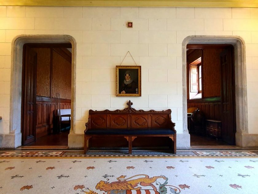 Château de Montivert, le grand hall