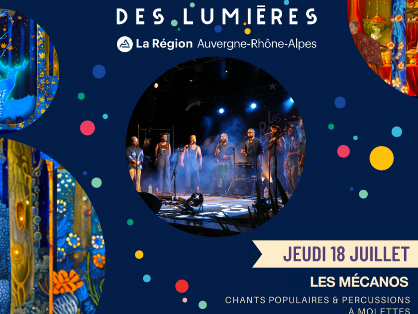 Festival Région des Lumières Les Mécanos