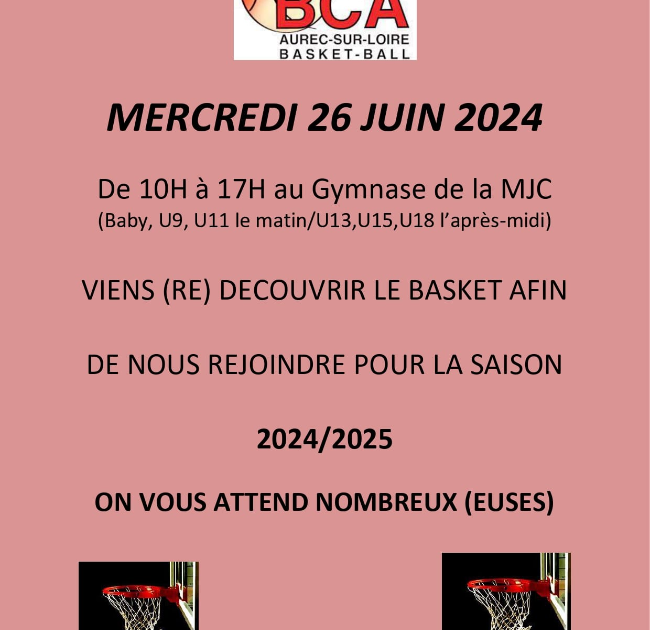 Journée découverte basket ASL