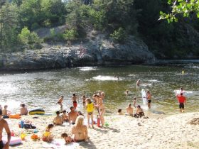 Baignade surveillée à Monistrol-d’Allier