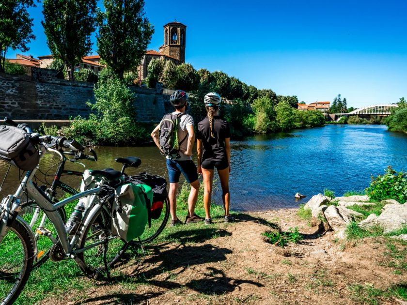 Via Allier – pause dans les Gorges de l’Allier autour de Langeac