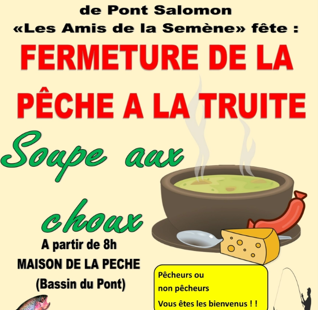 Fermeture de la pêche PS