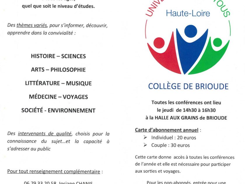 université pour tous