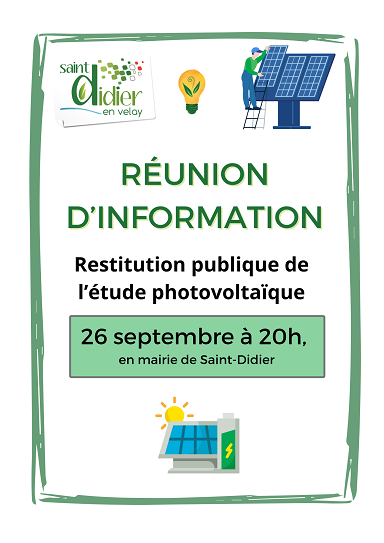 Restitution photovoltaïque SDV