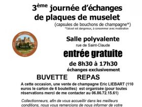 EVE-3éme journée d’échange plaques muselet-affiche