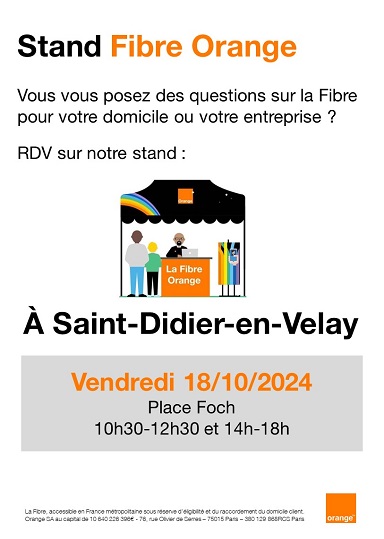 Stand fibre orange SDV