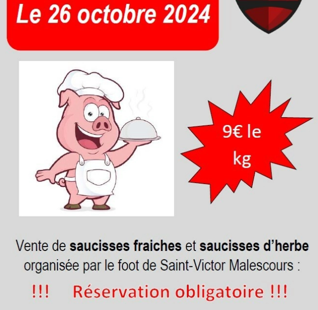 Vente saucisses SVM