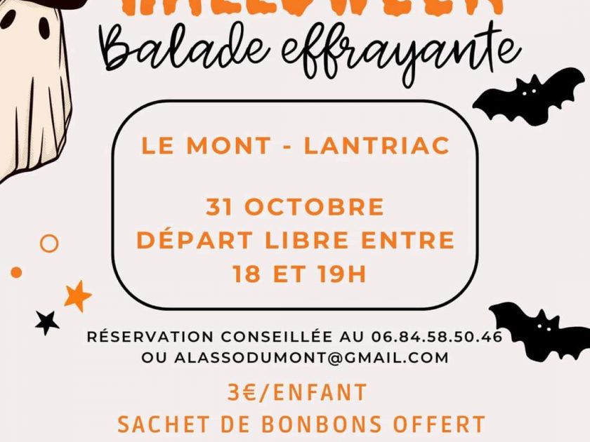 Halloween – Balade effrayante_Lantriac