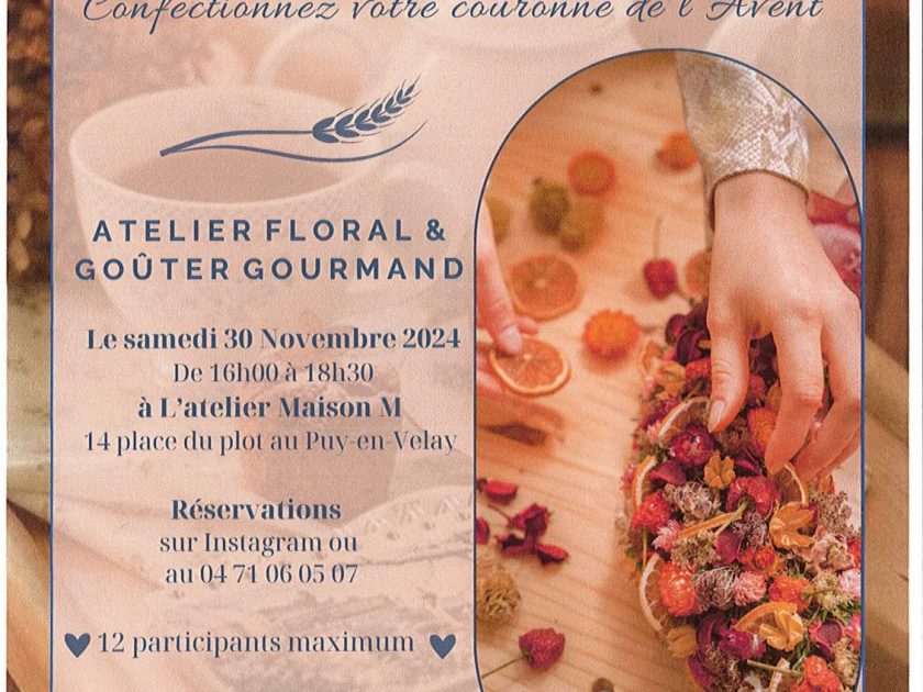 Atelier Floral et Gourmand_Le Puy-en-Velay