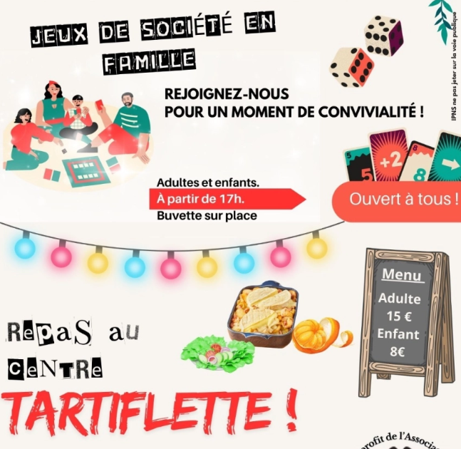 Soirée jeux de société et tartiflette_Pont-Salomon