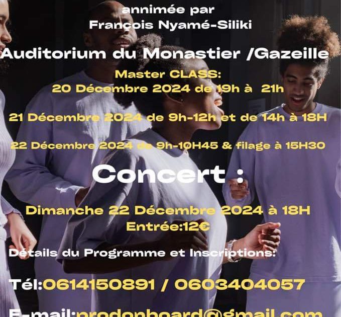 Concert Prodonboard Gospel_Le Monastier-sur-Gazeille