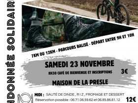 Randonnée solidaire  VTT et pédestre_Valprivas