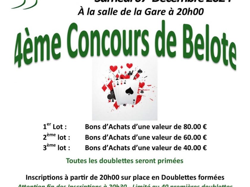 EVE-Concours de belote-affiche