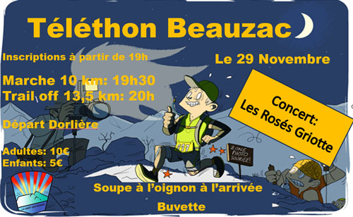 Télèthon marche et trail off_Beauzac