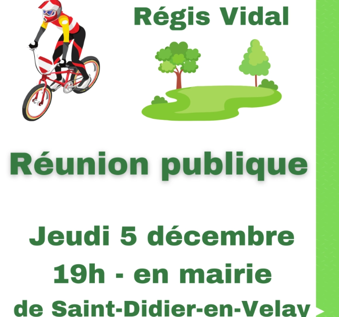 Réunion publique de l’aménagement de l’espace Régis Vidal_Saint-Didier-en-Velay