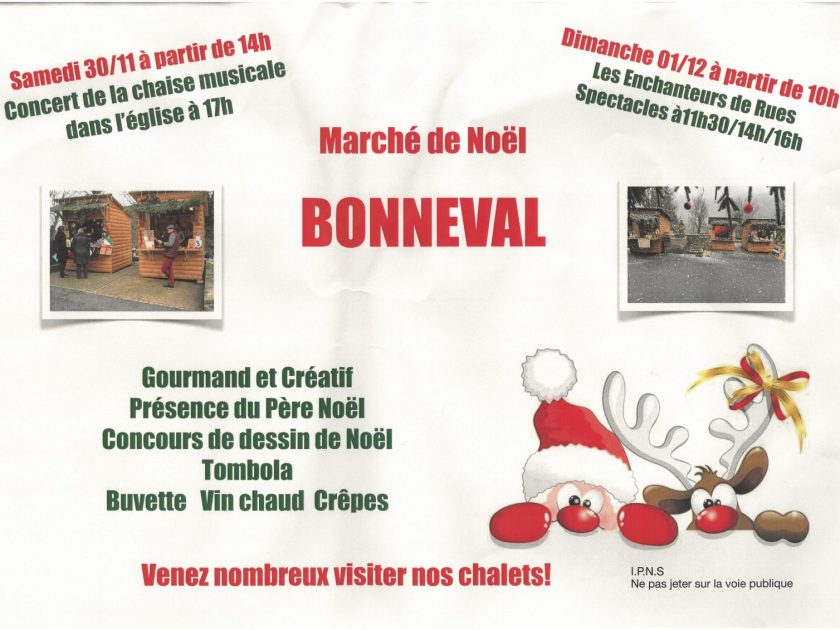 EVE-Marché de Noël de Bonneval_Bonneval-Affiche