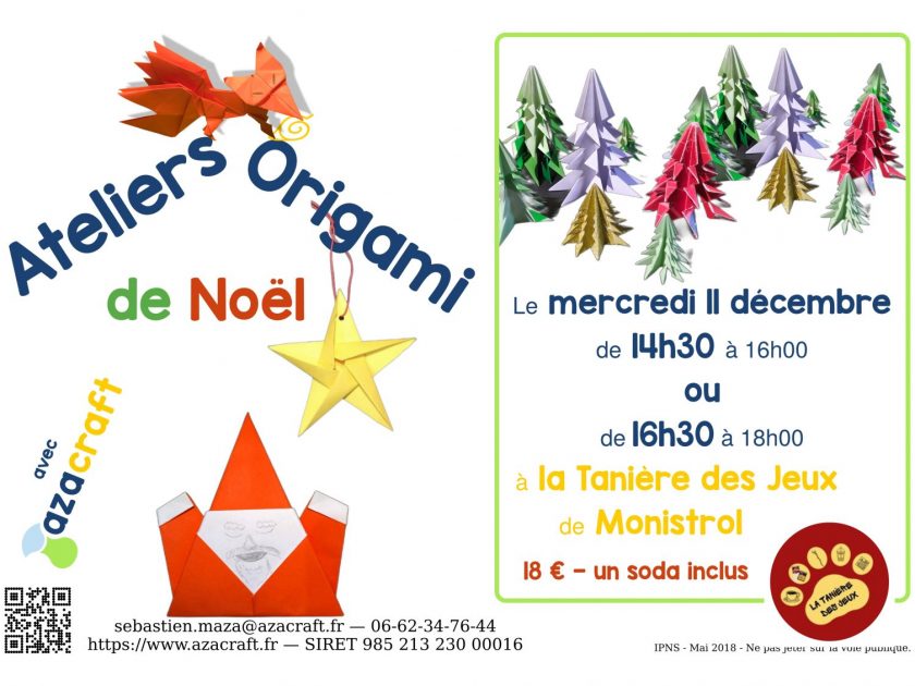 eve -Ateliers d’origami de Noël avec Azacraft_Monistrol-sur-Loire