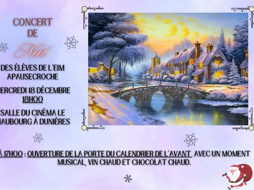 Concert de Noël_Dunières