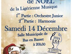 Concert de Noël de la Ligérienne Musique_Bas-en-Basset