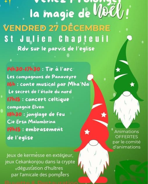 Fête de Noël à Saint Julien Chapteuil_Saint-Julien-Chapteuil