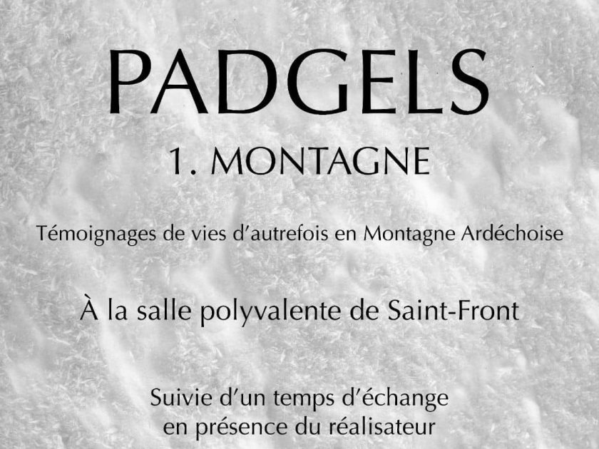 Projection du film “Padgels 1 – Montagne”_Saint-Front