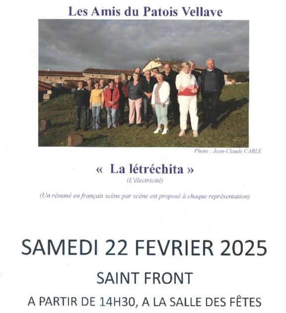 Théâtre en patois “La létréchita”_Saint-Front