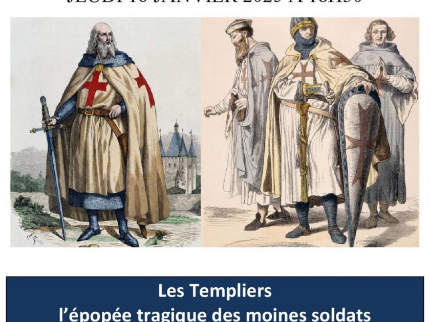 Conférence “Les templiers, l’épopée tragique des moines soldats”_Aurec-sur-Loire