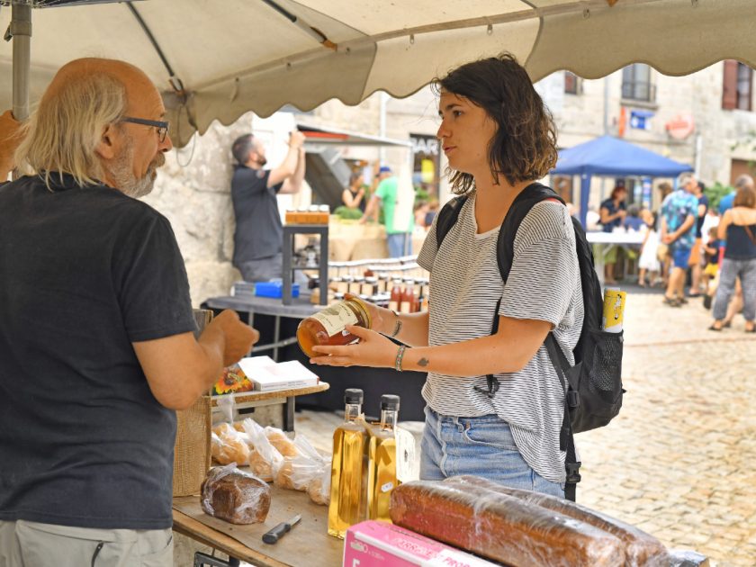 Marché de producteurs St Romain Lachalm