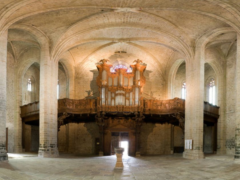 PCU_Eglise Abbatiale Saint-Robert_Abbaye de La Chaise_Dieu_Nef abbatiale